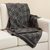 Reversible alpaca blend throw, 'Andean Squares in Taupe' - Alpaca Blend Throw with Square Motifs in Taupe and Black thumbail