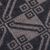 Reversible alpaca blend throw, 'Andean Squares in Taupe' - Alpaca Blend Throw with Square Motifs in Taupe and Black (image 2c) thumbail