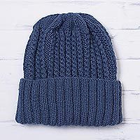 Alpaca blend knit cap,