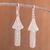 Sterling silver filigree waterfall earrings, 'Dancing Bells' - Sterling Silver Filigree Bell Waterfall Earrings from Peru thumbail