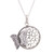 Sterling silver filigree pendant necklace, 'Captivating Butterfly' - Sterling Silver Filigree Butterfly Necklace from Peru (image 2a) thumbail