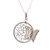 Sterling silver filigree pendant necklace, 'Captivating Butterfly' - Sterling Silver Filigree Butterfly Necklace from Peru (image 2c) thumbail