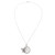 Sterling silver filigree pendant necklace, 'Captivating Butterfly' - Sterling Silver Filigree Butterfly Necklace from Peru (image 2d) thumbail