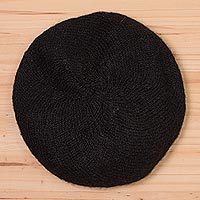 100% alpaca beret,