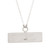 Chrysocolla pendant necklace, 'Sea Bar' - Modern Chrysocolla and Sterling Silver Bar Pendant Necklace (image 2c) thumbail