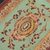 Reverse-painted glass tray, 'Lovely Medallion in Black' (7 in.) - Reverse-Painted Glass Tray in Black from Peru (7 in.) (image 2e) thumbail