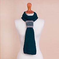 100% baby alpaca scarf,