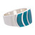 Chrysocolla cocktail ring, 'Oceanic Expansion' - Chrysocolla Cocktail Ring Crafted in Peru (image 2c) thumbail