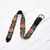 Wool belt, 'Pink Daisies' - Black and Colorful Floral Motif Embroidered Wool Woven Belt (image 2b) thumbail