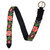 Wool belt, 'Pink Daisies' - Black and Colorful Floral Motif Embroidered Wool Woven Belt (image 2c) thumbail