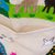 Cotton applique apron, 'Sweet Morning' - Handcrafted Cotton Arpillera Applique Apron from Peru (image 2h) thumbail