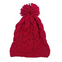Knit hat,