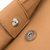 Leather accent wool blend sling, 'Woven Sophistication' - Honey Brown Striped Wool Blend Leather Accent Shoulder Bag (image 2g) thumbail