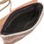 Leather accent cotton blend clutch, 'Andean Valley Sunset' - Colorful Stripe Handwoven Cotton Blend Leather Accent Clutch (image 2e) thumbail