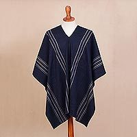 Alpaca blend poncho,