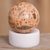 Leopardite and onyx gemstone figurine, 'Leopardite Planet' - Modern Leopardite and Onyx Gemstone Figurine from Peru thumbail