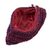 Jute clutch, 'Fantastic Pattern' - Crocheted Jute Clutch in Crimson and Blue-Violet from Peru (image 2d) thumbail