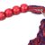 Jute clutch, 'Fantastic Pattern' - Crocheted Jute Clutch in Crimson and Blue-Violet from Peru (image 2f) thumbail