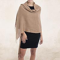 100% baby alpaca shawl,