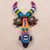 Ceramic mask, 'Colorful Devil' - Colorful Ceramic Devil Mask Handcrafted in Peru thumbail