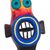 Ceramic mask, 'Colorful Devil' - Colorful Ceramic Devil Mask Handcrafted in Peru (image 2d) thumbail