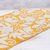 Wool table runner, 'Eggshell Flowers' - Handwoven Wool Table Runner with Crocheted Floral Motifs (image 2b) thumbail