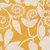 Wool table runner, 'Eggshell Flowers' - Handwoven Wool Table Runner with Crocheted Floral Motifs (image 2c) thumbail