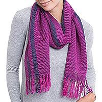 100% alpaca scarf,