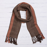 100% alpaca scarf,