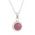 Opal pendant necklace, 'Beautiful Shield' - Round Natural Opal Pendant Necklace from Peru (image 2a) thumbail