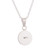 Opal pendant necklace, 'Beautiful Shield' - Round Natural Opal Pendant Necklace from Peru (image 2d) thumbail