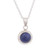 Sodalite pendant necklace, 'Beautiful Shield' - Round Natural Sodalite Pendant Necklace from Peru (image 2a) thumbail