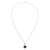 Sodalite pendant necklace, 'Beautiful Shield' - Round Natural Sodalite Pendant Necklace from Peru (image 2c) thumbail