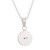 Sodalite pendant necklace, 'Beautiful Shield' - Round Natural Sodalite Pendant Necklace from Peru (image 2d) thumbail