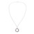 Sterling silver pendant necklace, 'Cosmic Circle' - Circular Sterling Silver Pendant Necklace Crafted in Peru (image 2c) thumbail