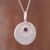 Amethyst filigree pendant necklace, 'Mystic Window' - Amethyst Filigree Pendant Necklace Crafted in Peru thumbail