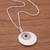 Amethyst filigree pendant necklace, 'Mystic Window' - Amethyst Filigree Pendant Necklace Crafted in Peru (image 2b) thumbail