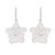 Sterling silver filigree dangle earrings, 'Enchanted Petals' - Handcrafted Sterling Silver Filigree Dangle Earrings (image 2a) thumbail