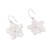 Sterling silver filigree dangle earrings, 'Enchanted Petals' - Handcrafted Sterling Silver Filigree Dangle Earrings (image 2d) thumbail