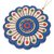 Ceramic ornaments, 'Blooming Mandalas' (set of 6) - Hand-Painted Ceramic Flower Ornaments from Peru (Set of 6) (image 2b) thumbail