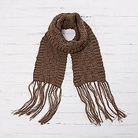 100% alpaca scarf,