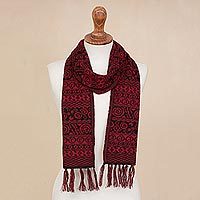 Alpaca blend scarf,
