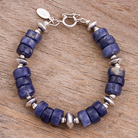 Sodalite beaded bracelet,