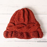 100% alpaca hat,