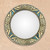 Bronze and copper wall mirror, 'Pre-Hispanic Classic' - Geometric Bronze and Copper Wall Mirror from Peru (image 2) thumbail