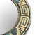 Bronze and copper wall mirror, 'Pre-Hispanic Classic' - Geometric Bronze and Copper Wall Mirror from Peru (image 2c) thumbail