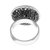Sterling silver filigree cocktail ring, 'Essence of Circles' - Circular Sterling Silver Filigree Cocktail Ring from Peru (image 2e) thumbail