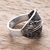 Sterling silver filigree cocktail ring, 'Swirling Paradise' - Sterling Silver Filigree Cocktail Ring from Peru (image 2b) thumbail