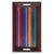 Glass and wood tray, 'Andean Muse' - Glass and Wood Tray with Woven Accent from Peru (image 2c) thumbail
