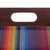 Glass and wood tray, 'Andean Muse' - Glass and Wood Tray with Woven Accent from Peru (image 2d) thumbail